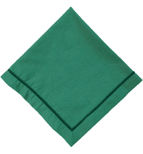 Juliska Napkin: Velvet Trim - Evergreen